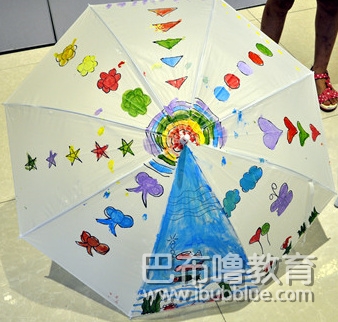 漂亮的手绘雨伞